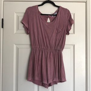 Mauve t-shirt romper!